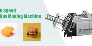 hamburger box making machine